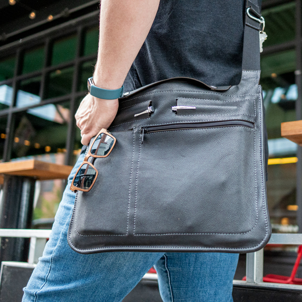 Flight Satchel | Large Messenger | Slim Leather Laptop Bag