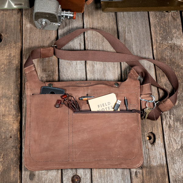 Flight Satchel | Standard Messenger | Slim Leather Laptop Bag