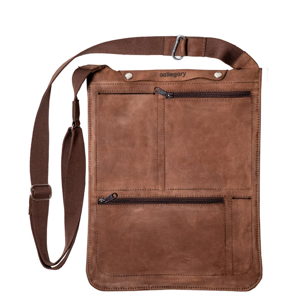 Flight Satchel | Large Mailbag | Slim Leather Laptop Bag