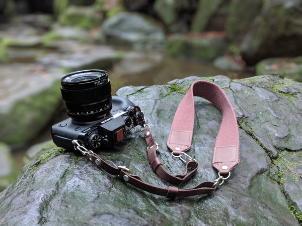 Content Camera Strap | Leather Three-way Crossbody, Neck Strap, & Wrist Leash