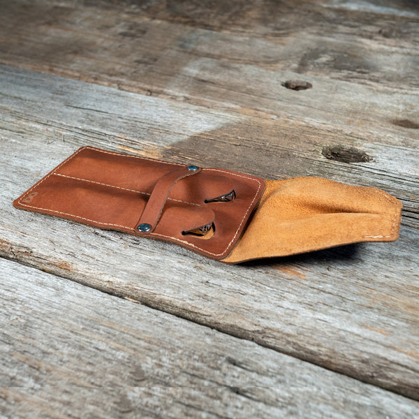 Leather Two-Pen Case