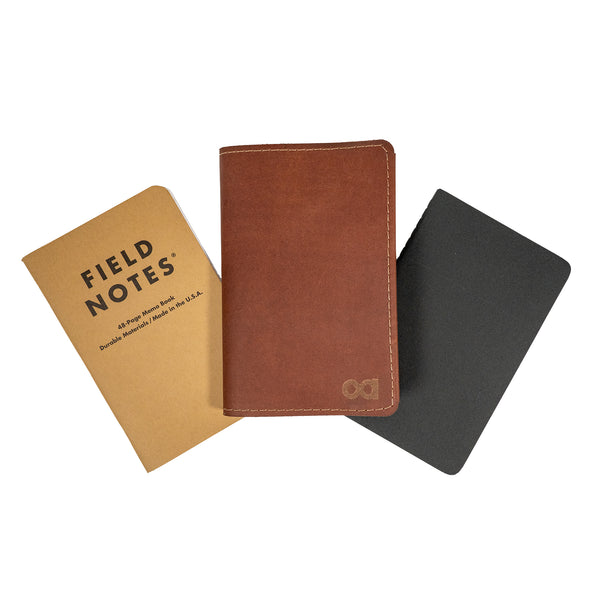 Dickinson Pocket Journal | Refillable Leather Cover for Field Notes & Cahier