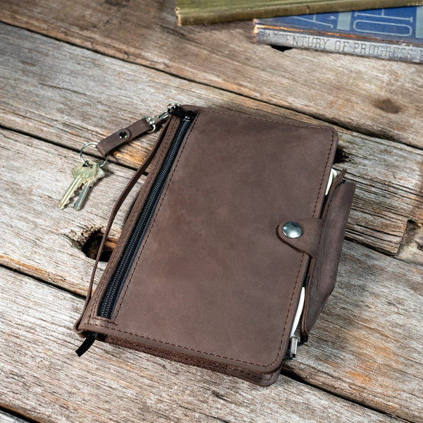 Twain A5 Journal | Full-featured Refillable Leather Cover for A5 Notebooks