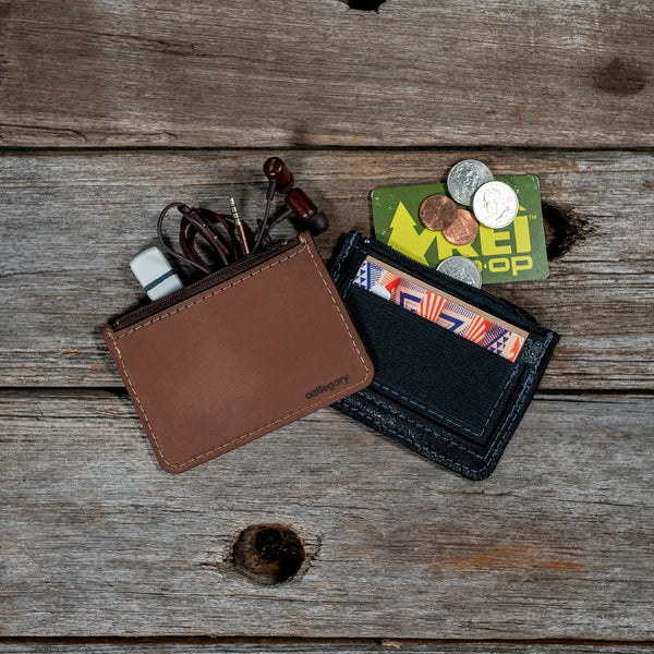 Leather Zipper Wallet