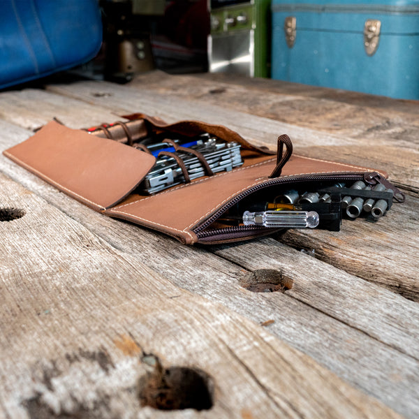 Adjustable Leather Tool Roll