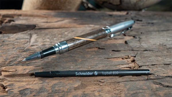 The Arc Edition | Rollerball or Fountain pen made with historic wood.