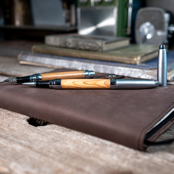 The Model F Rollerball & Fountain Pen Set
