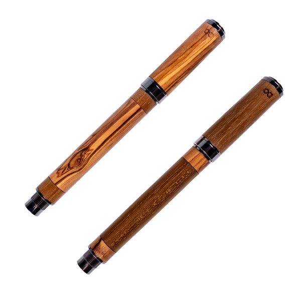 The Cap Rollerball & Fountain Pen Set