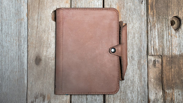 Cedar Leather Cover | Universal Case for A5 Journals and Planners