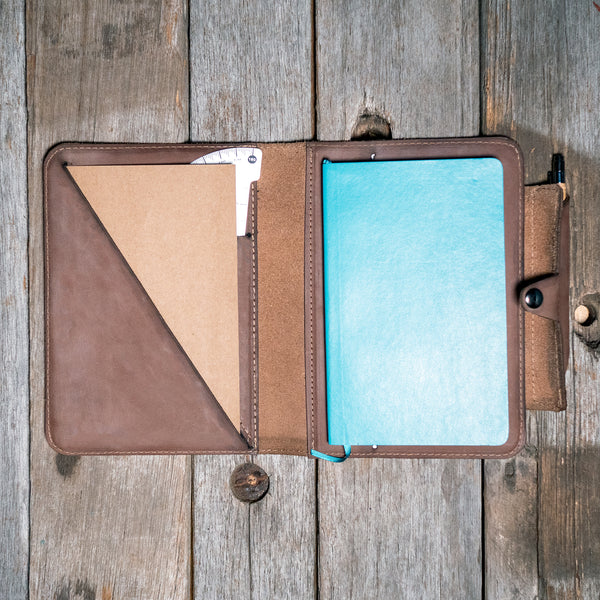 Cedar Leather Cover | Universal Case for A5 Journals and Planners