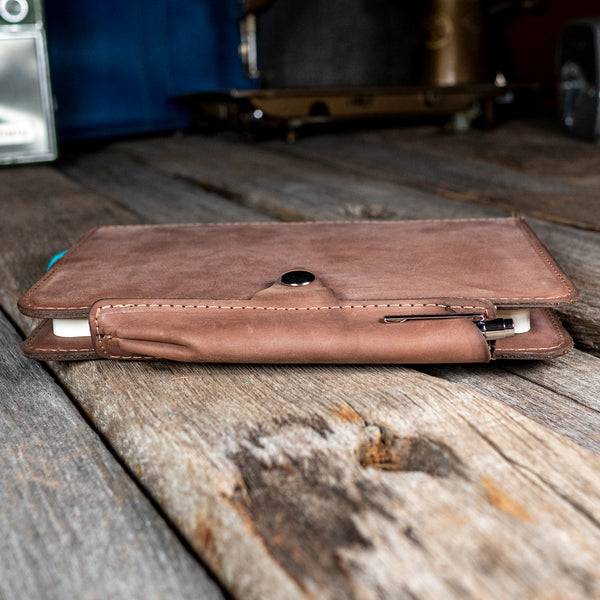 Cedar Leather Cover | Universal Case for A5 Journals and Planners