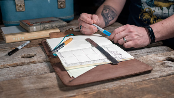 Cedar Leather Cover | Universal Case for A5 Journals and Planners