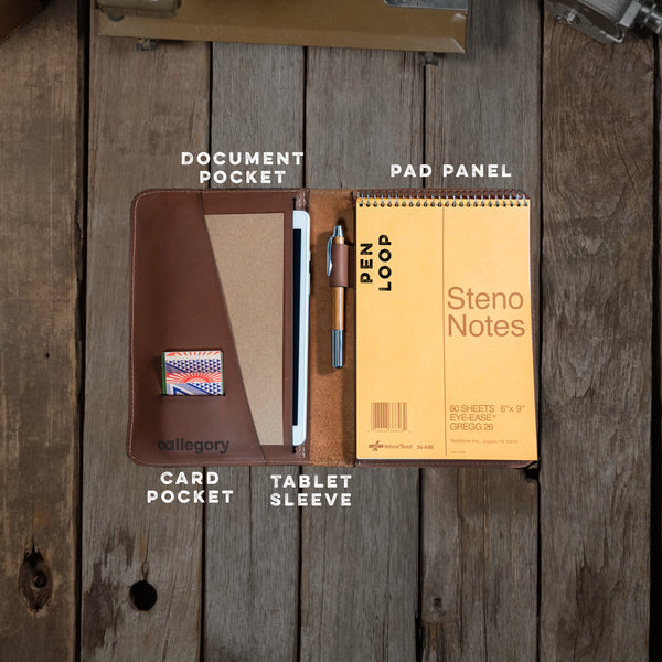 Ford Portfolio | Small Padfolio & Tech Case