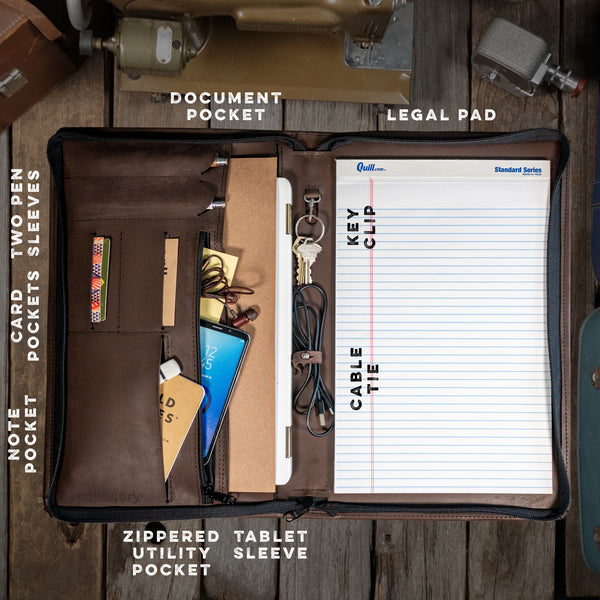 Rockefeller Portfolio | XL Padfolio & Tech Case