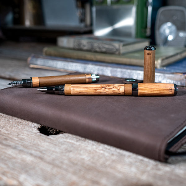 The Cap Rollerball & Fountain Pen Set