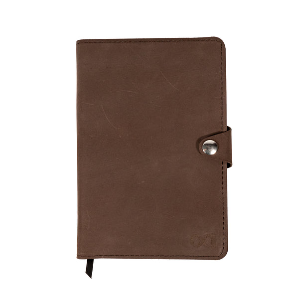 Leather Cover for A6/A5 Sized Soft Cover Notebooks Fits 