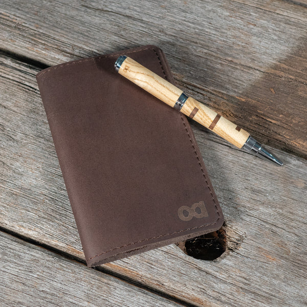 Custom Handmade Leather Pocket Size Pen Case - (Pen Not Included) 