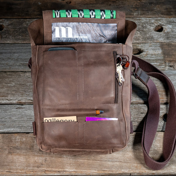 Macana Mail Bag | Leather Bag for Small Laptops and Tablets