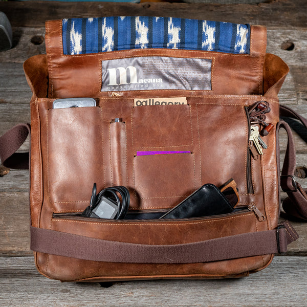 Macana Messenger Bag | Leather Bag for Laptops