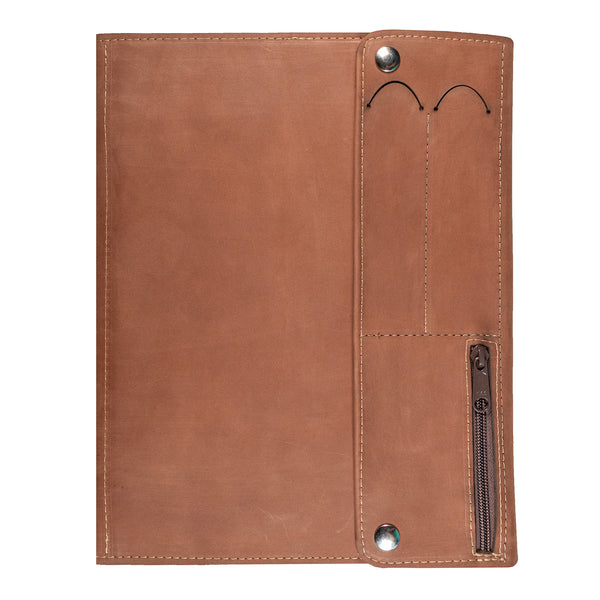 Walker Portfolio | Medium Leather Padfolio & Tech Case