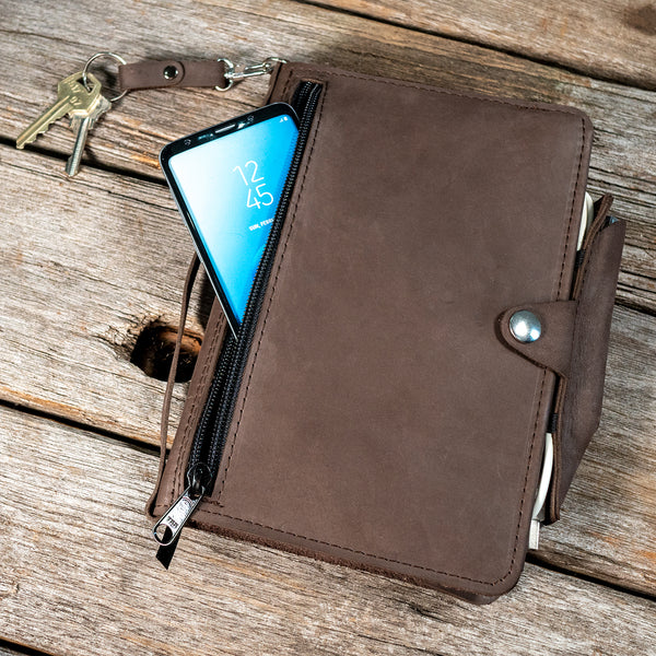 Twain A5 Journal | Full-featured Refillable Leather Cover for A5 Notebooks