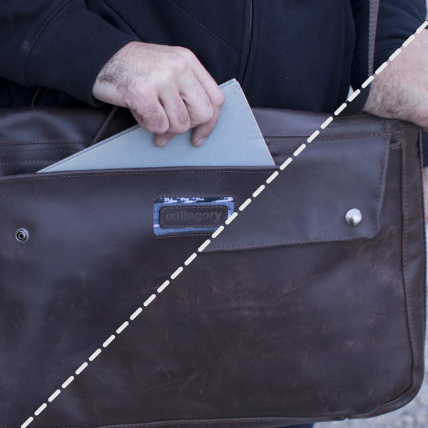 Macana Mail Bag | Leather Bag for Small Laptops and Tablets