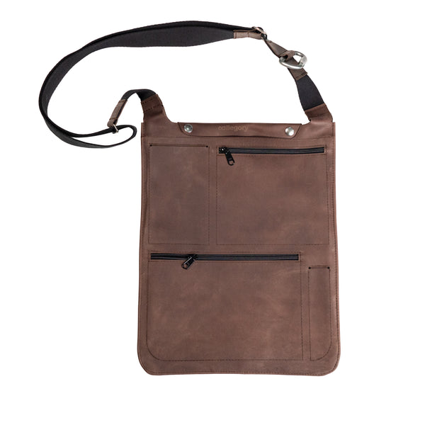 Flight Satchel | Slim Leather Laptop Bag