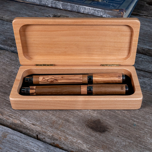 The Cap Rollerball & Fountain Pen Set