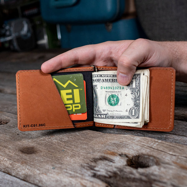 Natural Money Clip Wallet: Quality Leather with Lifetime Guarantee