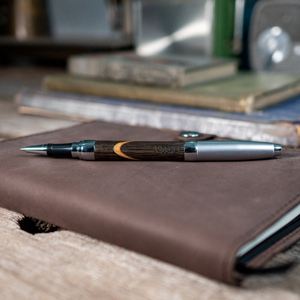 The Arc Edition | Rollerball or Fountain pen made with historic wood.